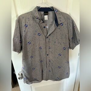 Men’s Fifth Sun NASA Button Up T-Shirt Size Large